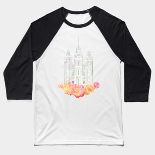 Salt Lake City Temple Baseball T-Shirt